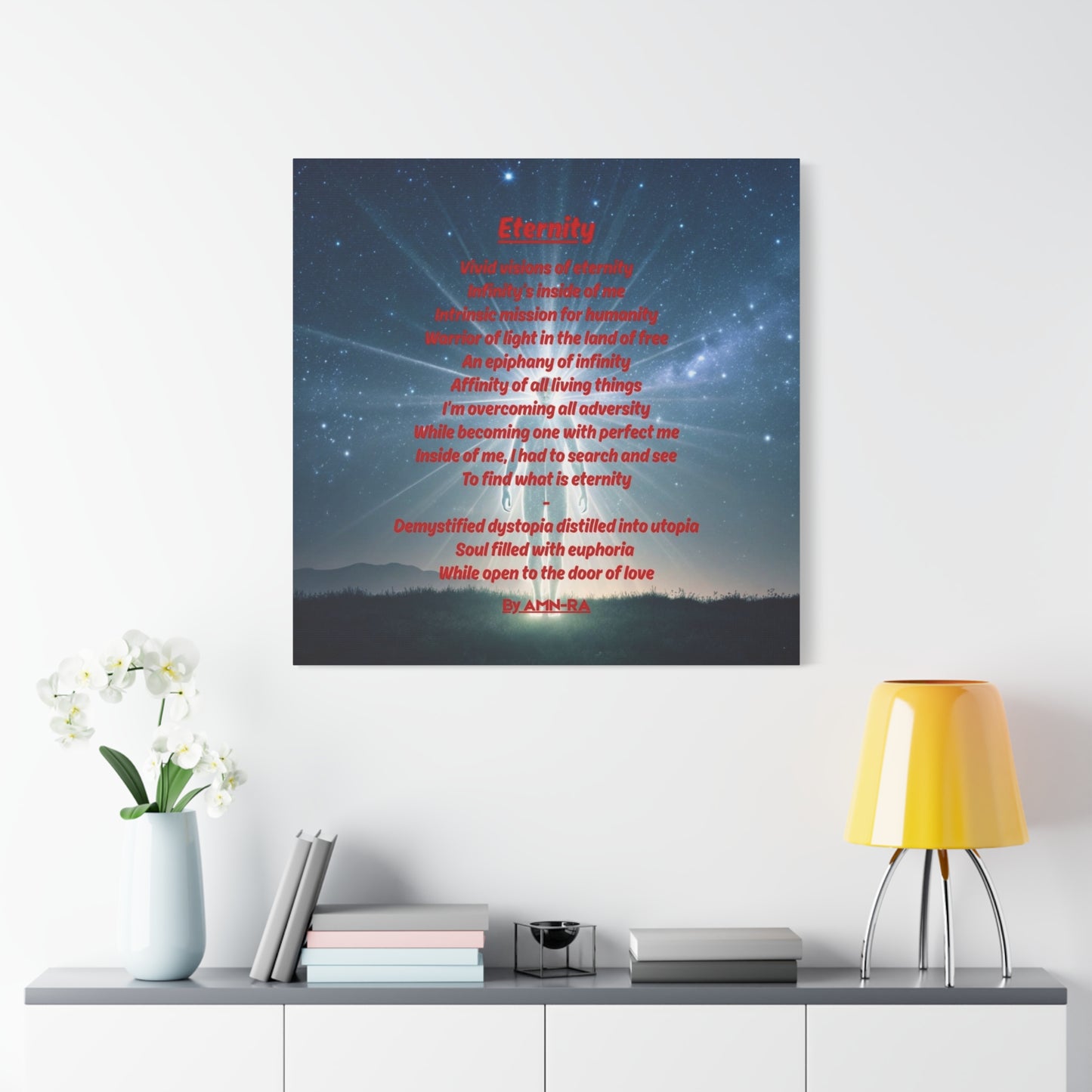 Poetic Canvas Print - Eternity - By AMN-RA