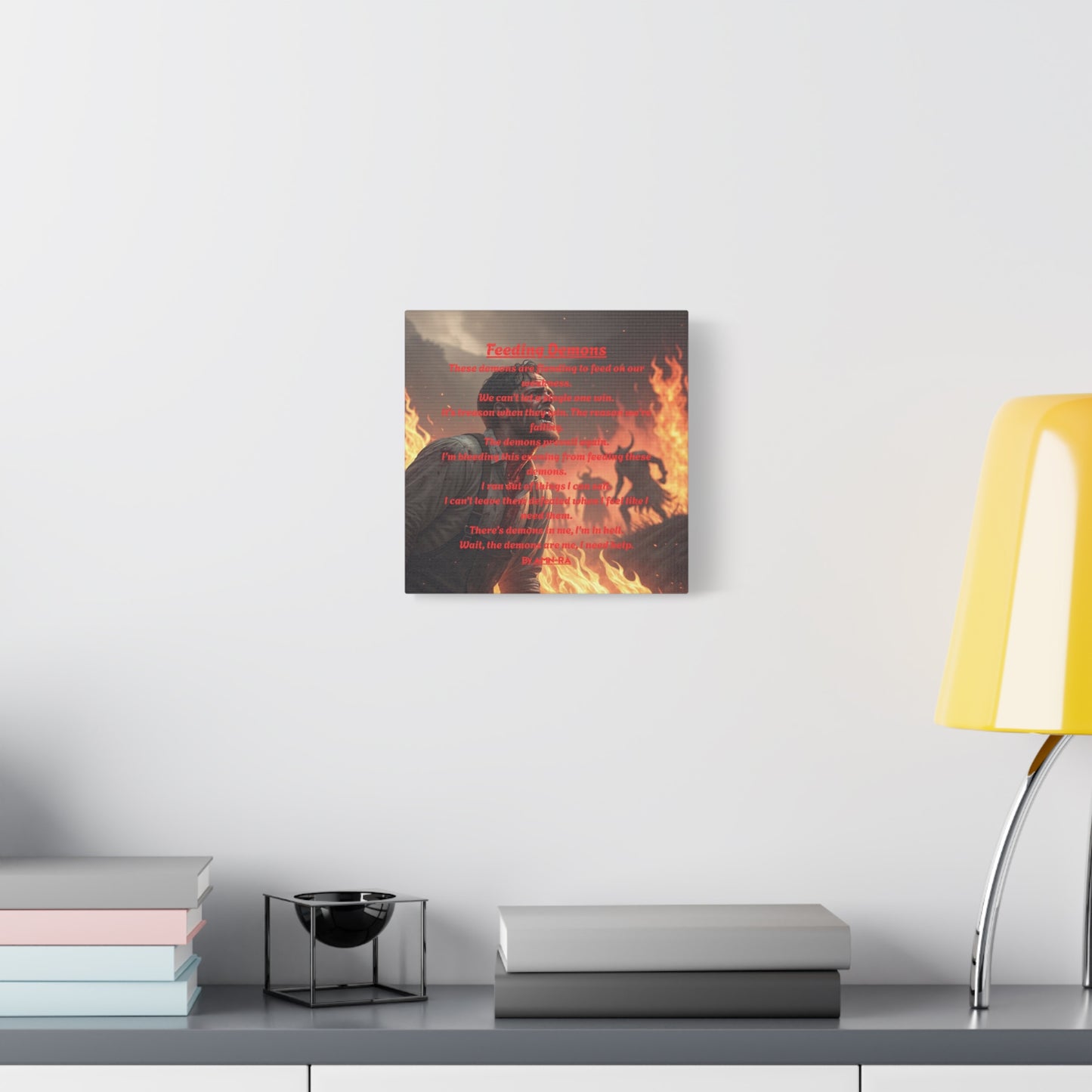 Canvas Print - Feeding Demons - By AMN-RA