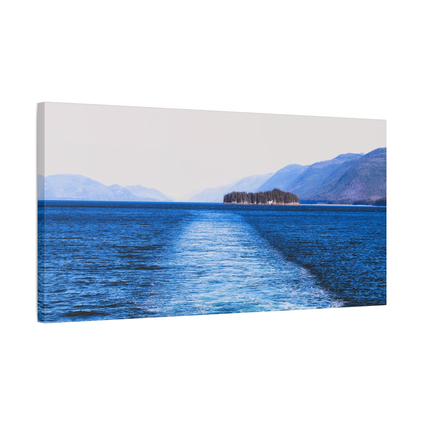 Canvas Print - Wake in Water Photo