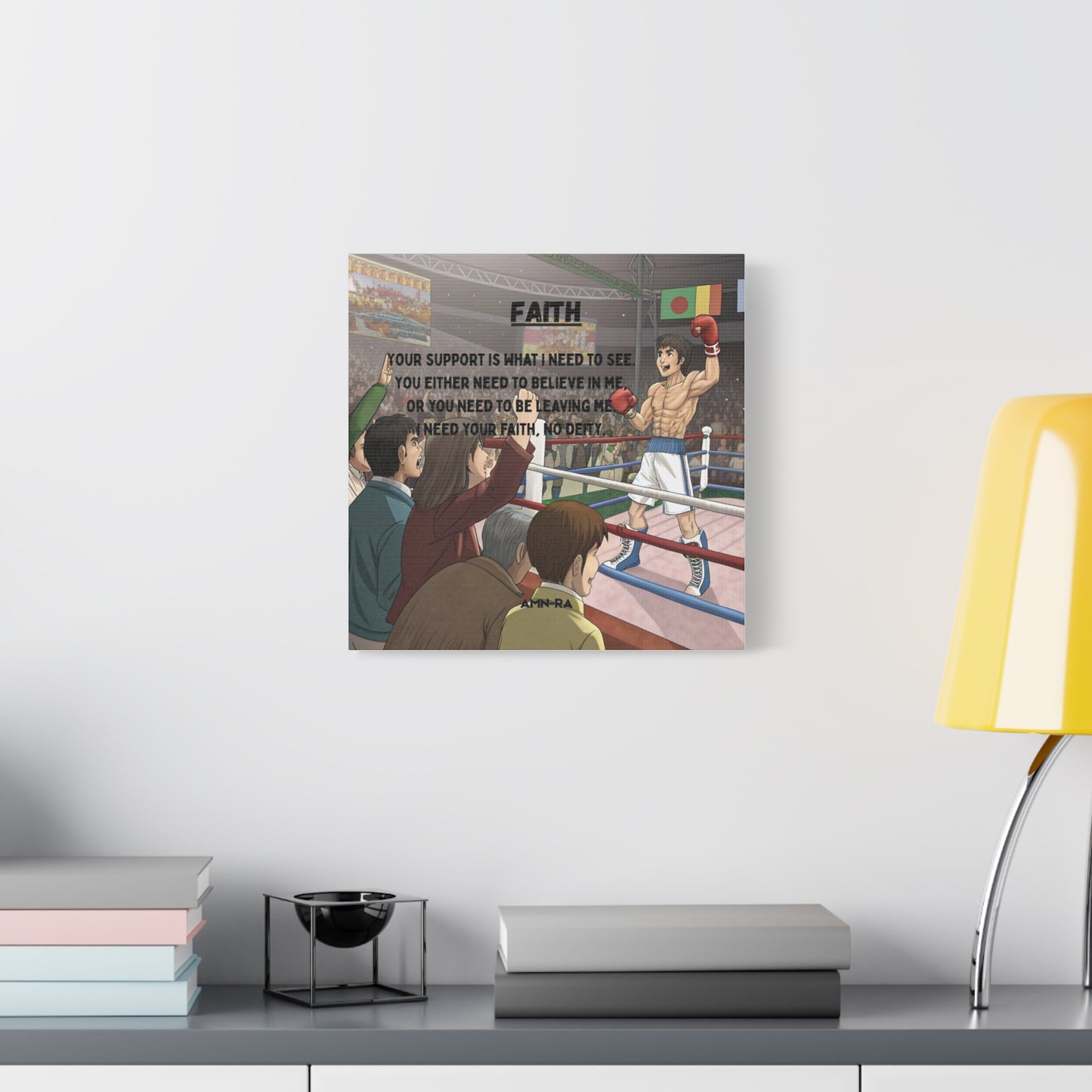 Canvas Poster - Full Color "Faith" by AMN_RA
