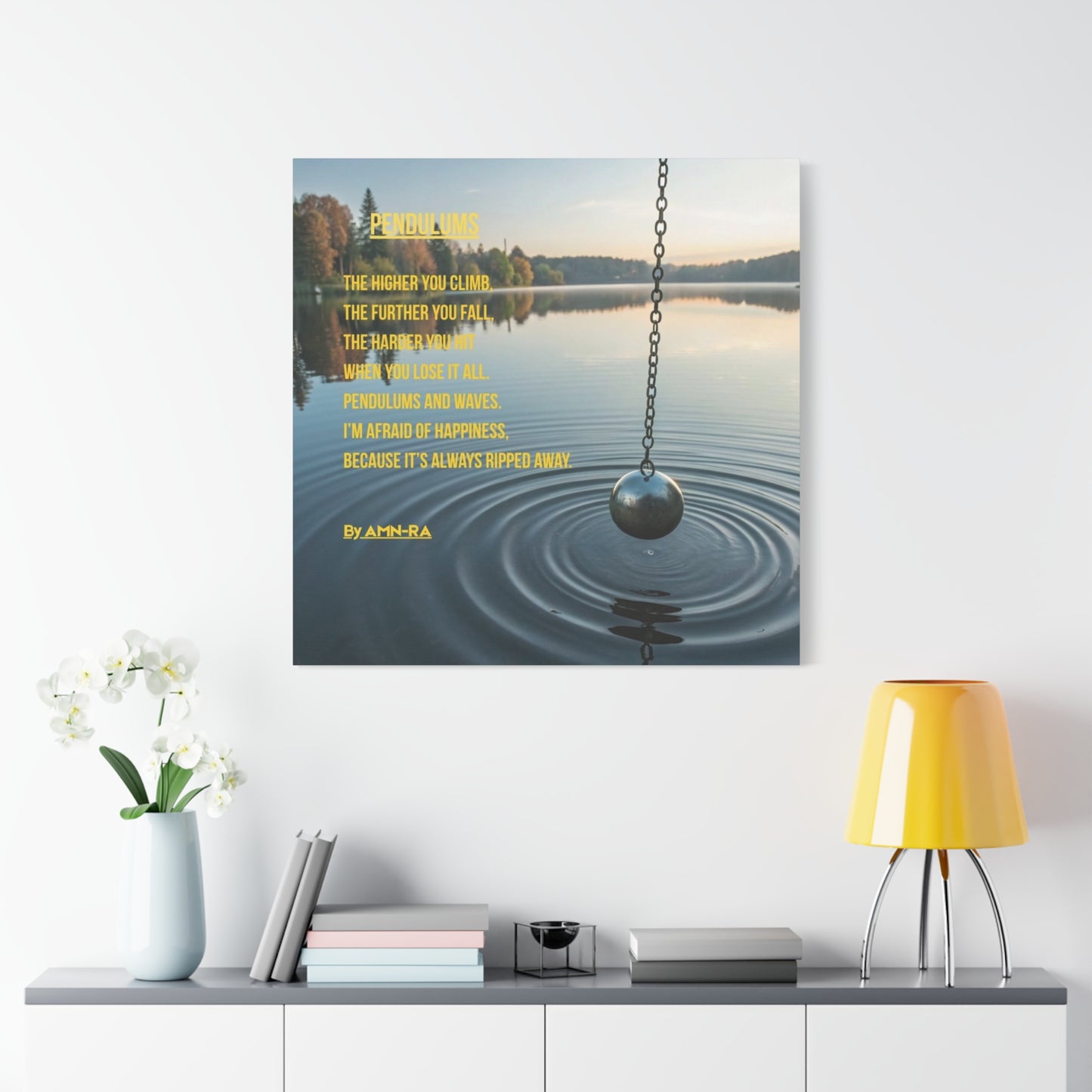 Canvas Poster - Full Color "Pendulums" by AMN_RA