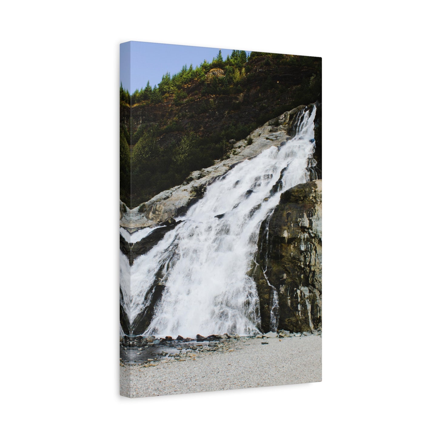 Canvas Print - Mighty Waterfall Photo