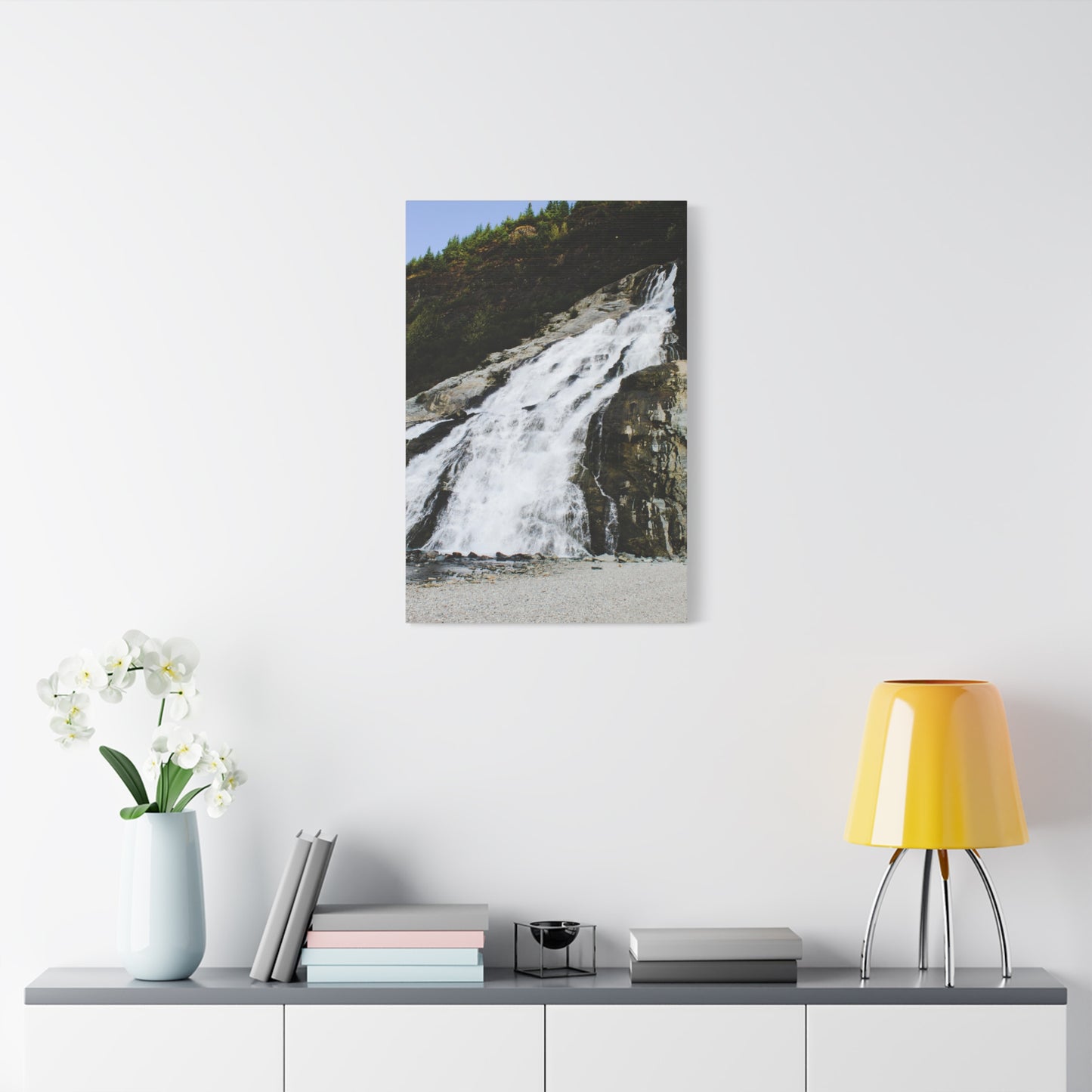 Canvas Print - Mighty Waterfall Photo