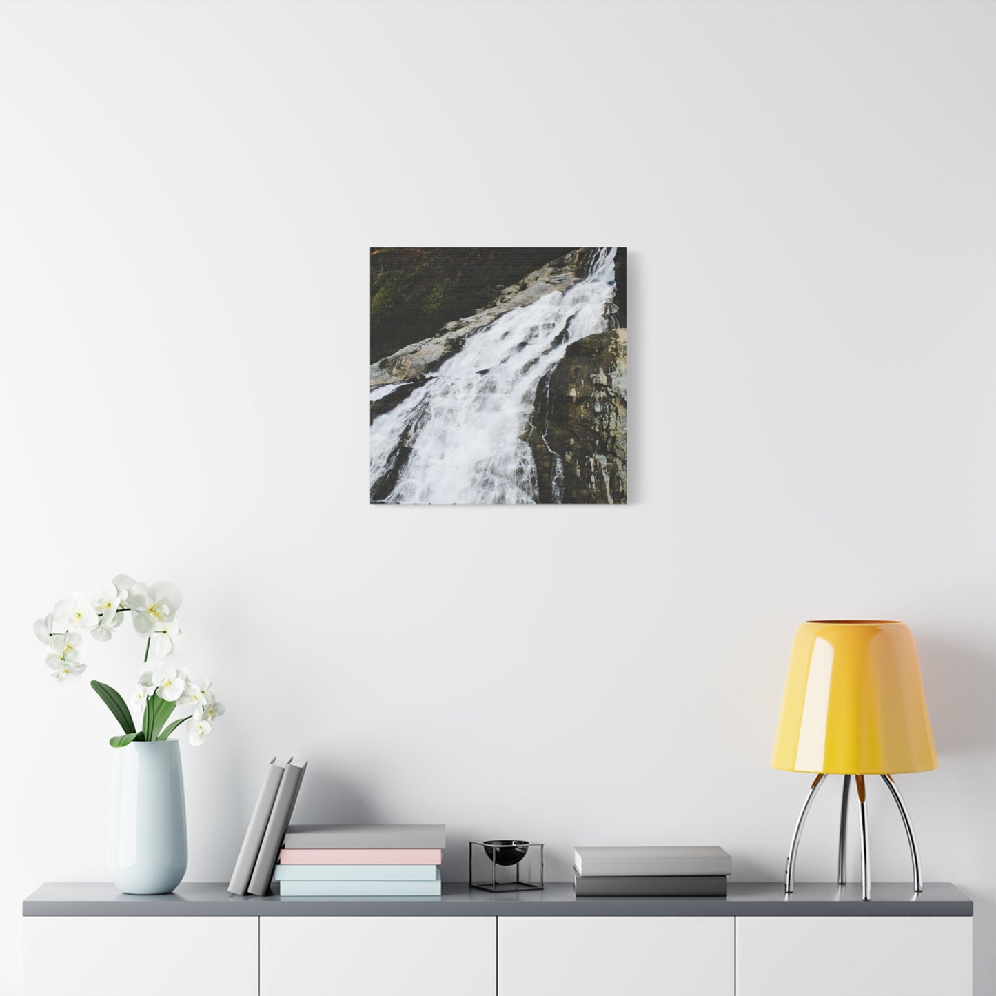 Canvas Print - Mighty Waterfall Photo