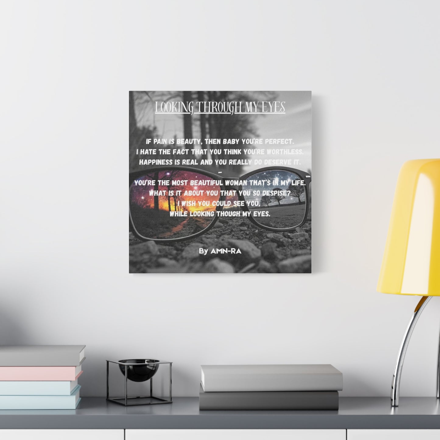 Canvas Poster - Full Color "Looking Through My Eyes" by AMN_RA