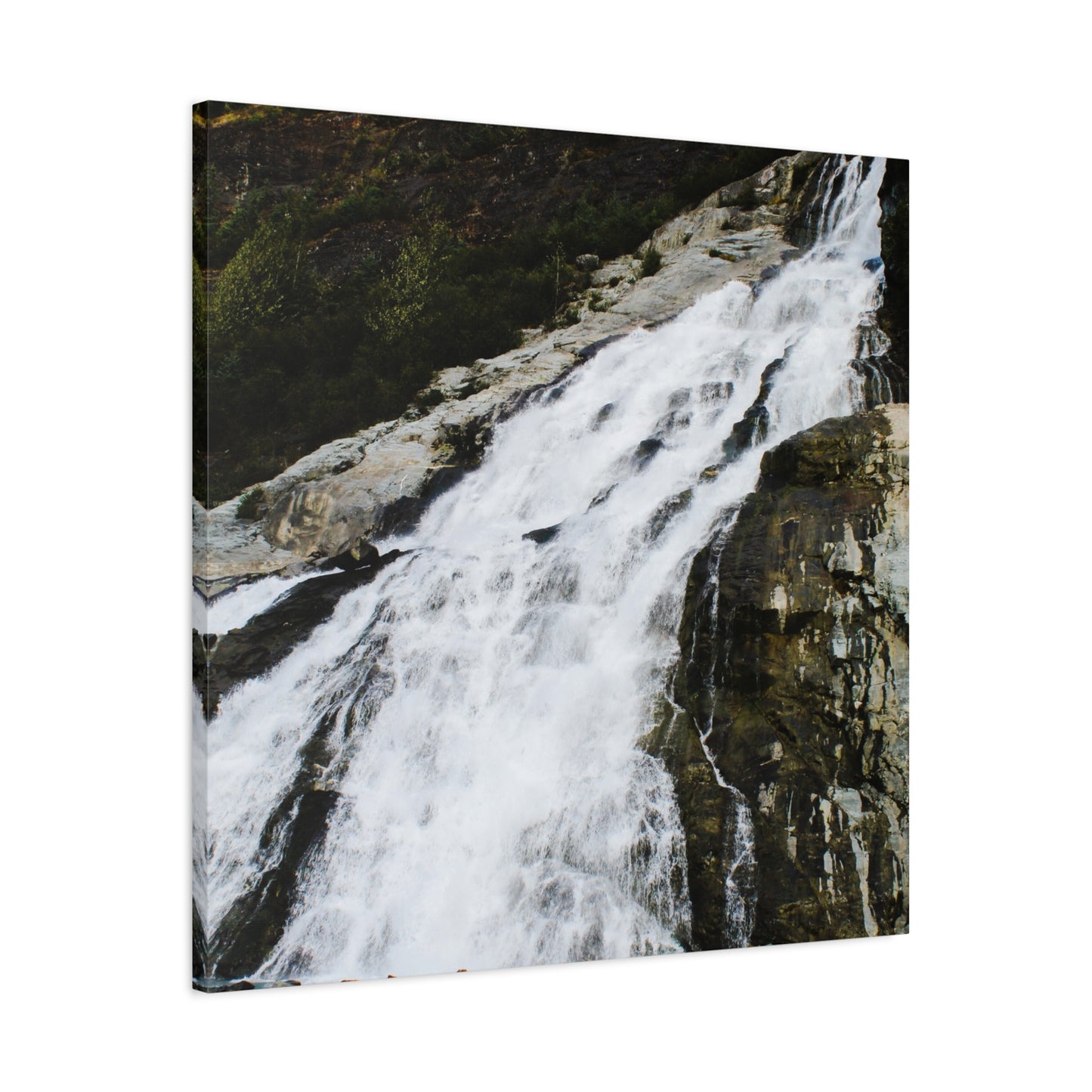Canvas Print - Mighty Waterfall Photo