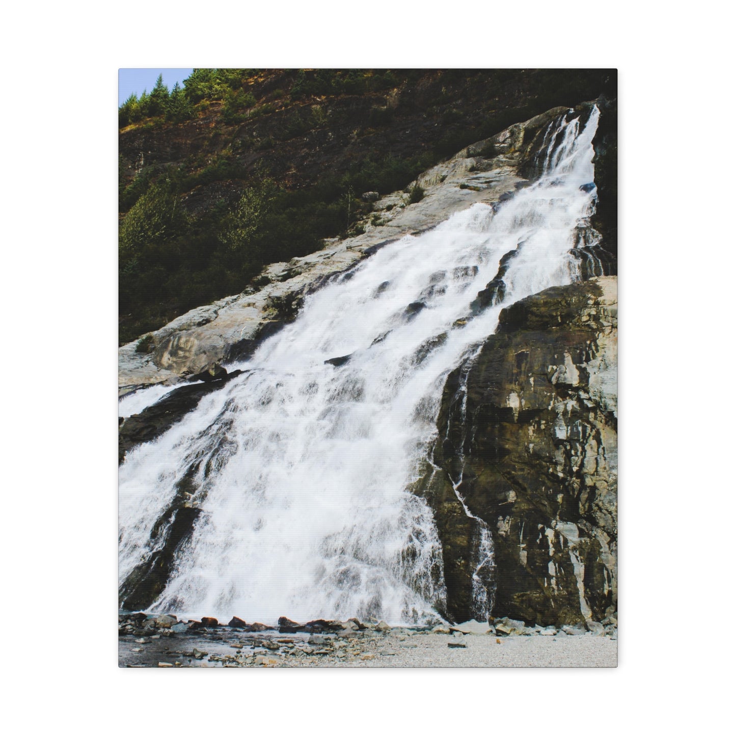 Canvas Print - Mighty Waterfall Photo