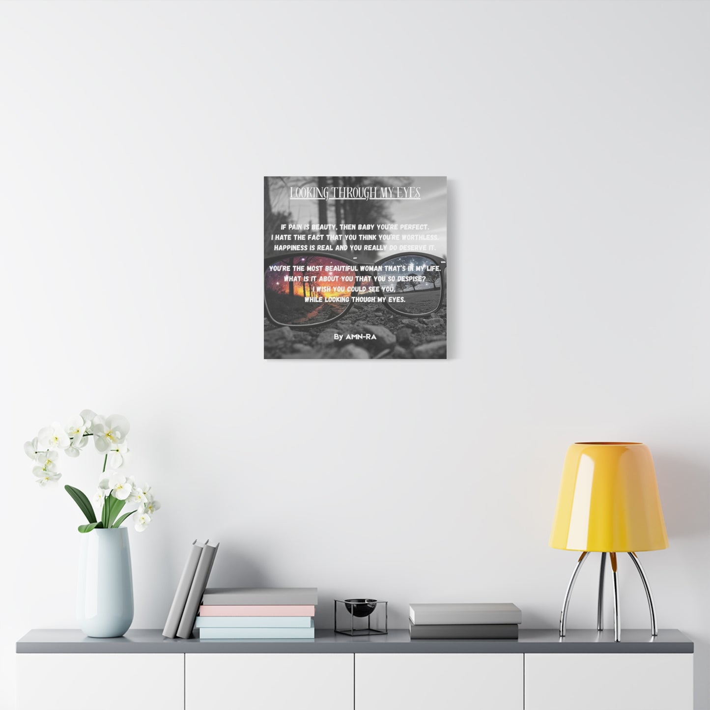 Canvas Poster - Full Color "Looking Through My Eyes" by AMN_RA