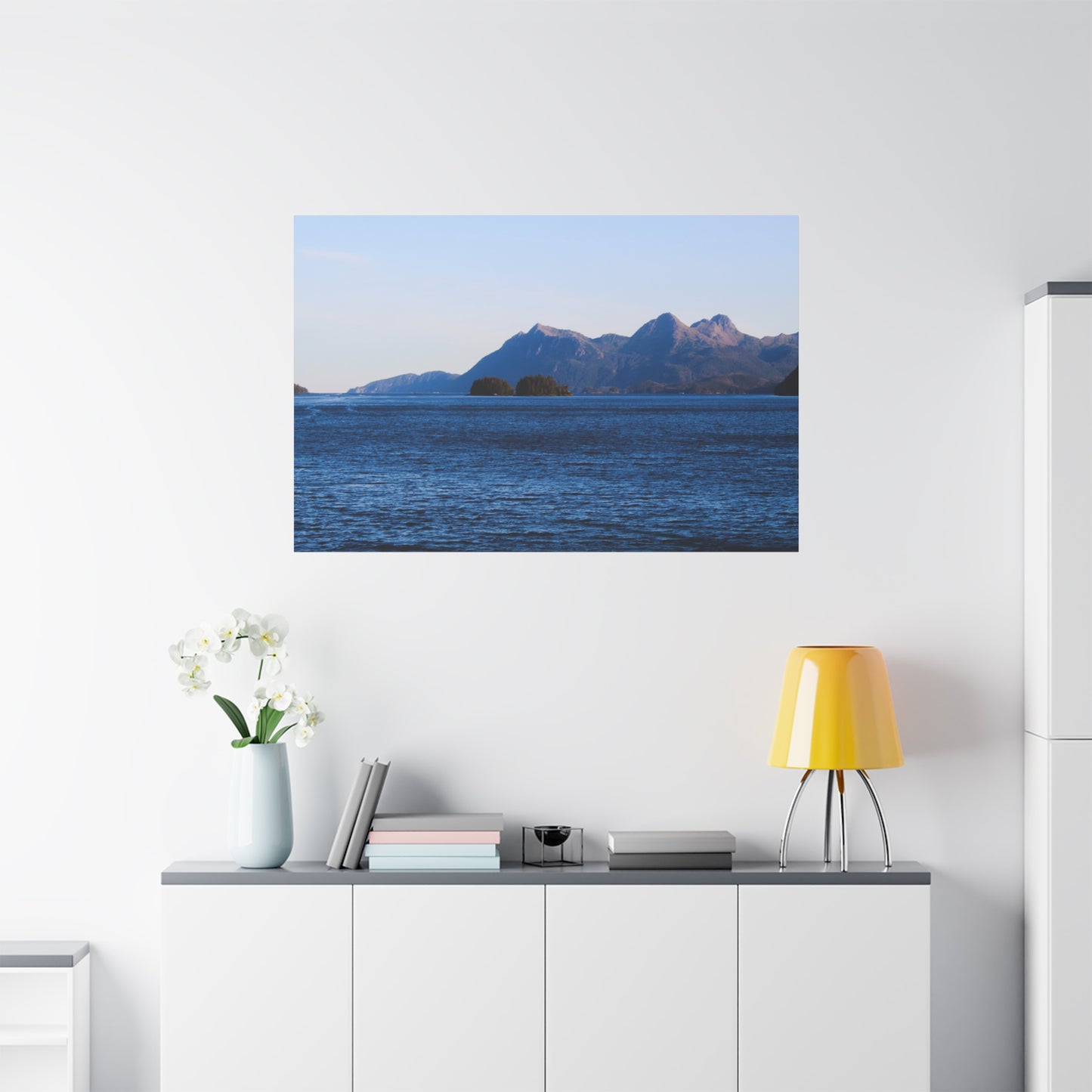 Canvas Print - Where the Mountains Meet the Ocean Photo