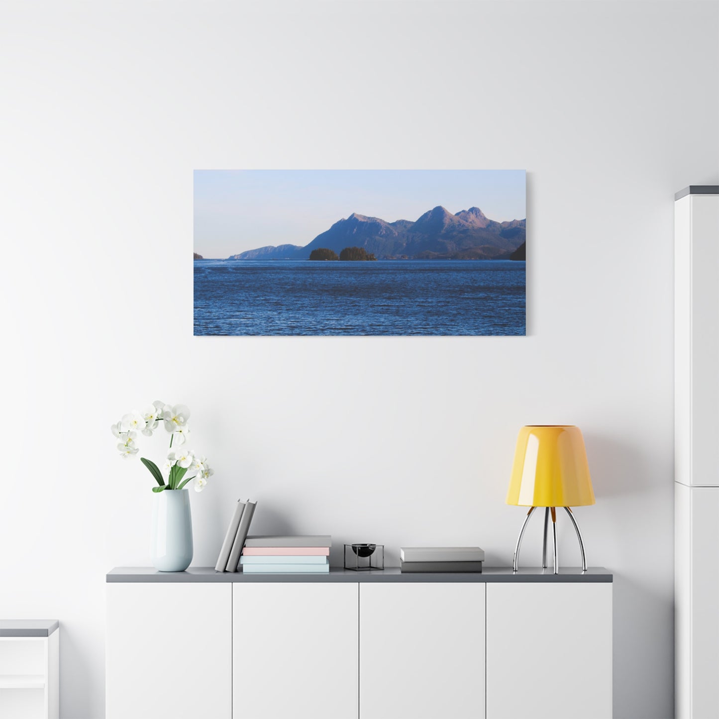 Canvas Print - Where the Mountains Meet the Ocean Photo