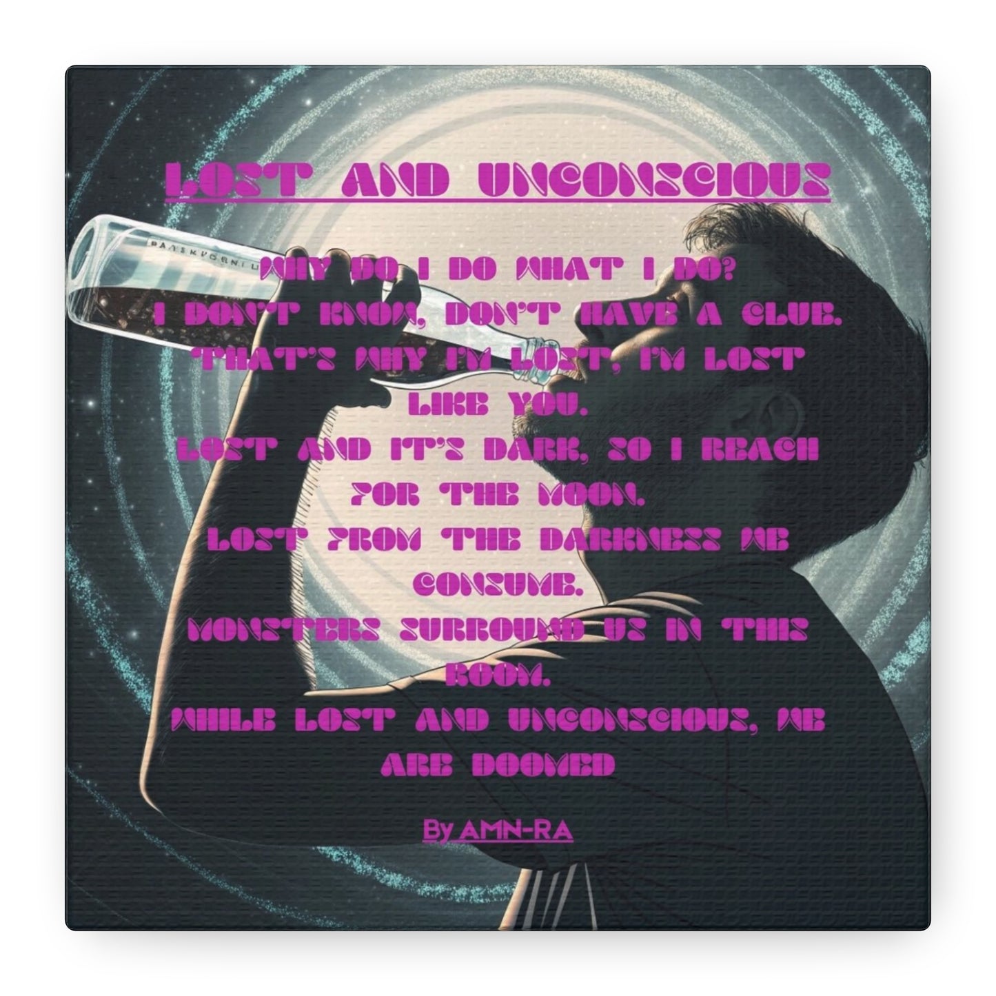 Canvas Print - Lost And Unconscious - By AMN-RA