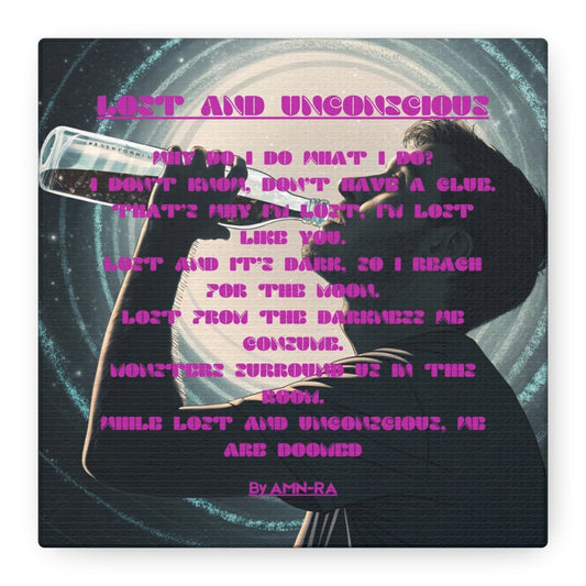 Canvas Print - Lost And Unconscious - By AMN-RA