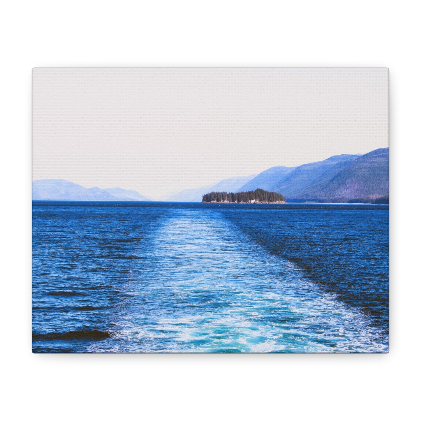 Canvas Print - Wake in Water Photo
