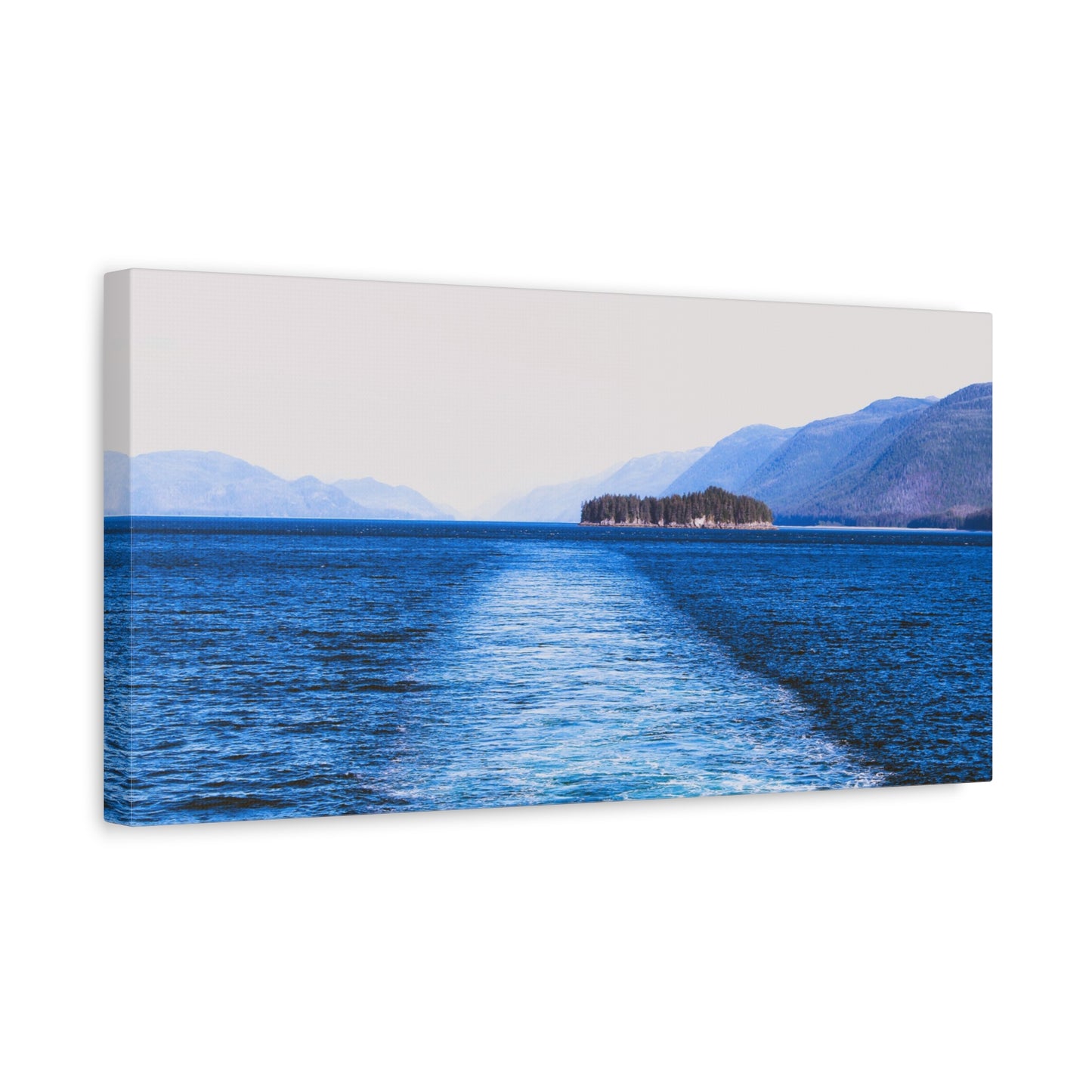 Canvas Print - Wake in Water Photo
