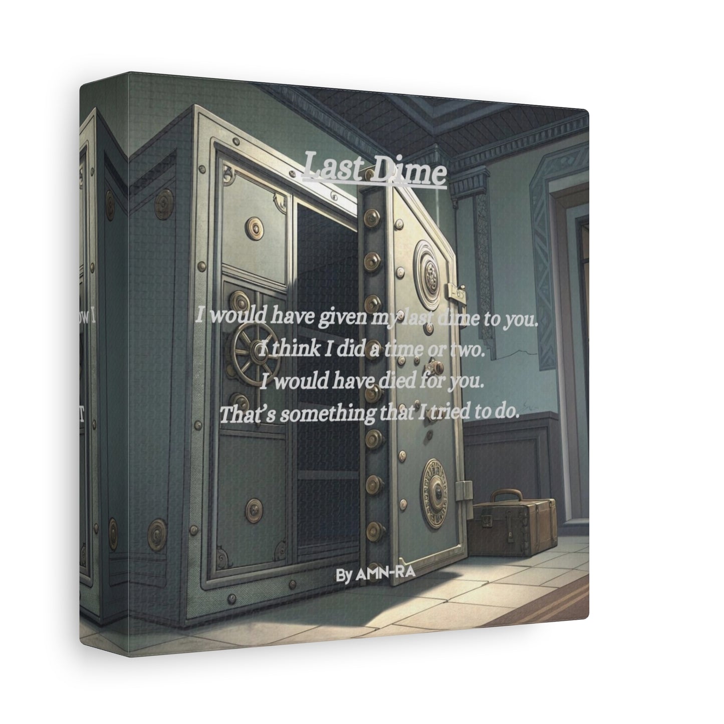 Canvas Poster - Full Color "Last Dime" by AMN_RA