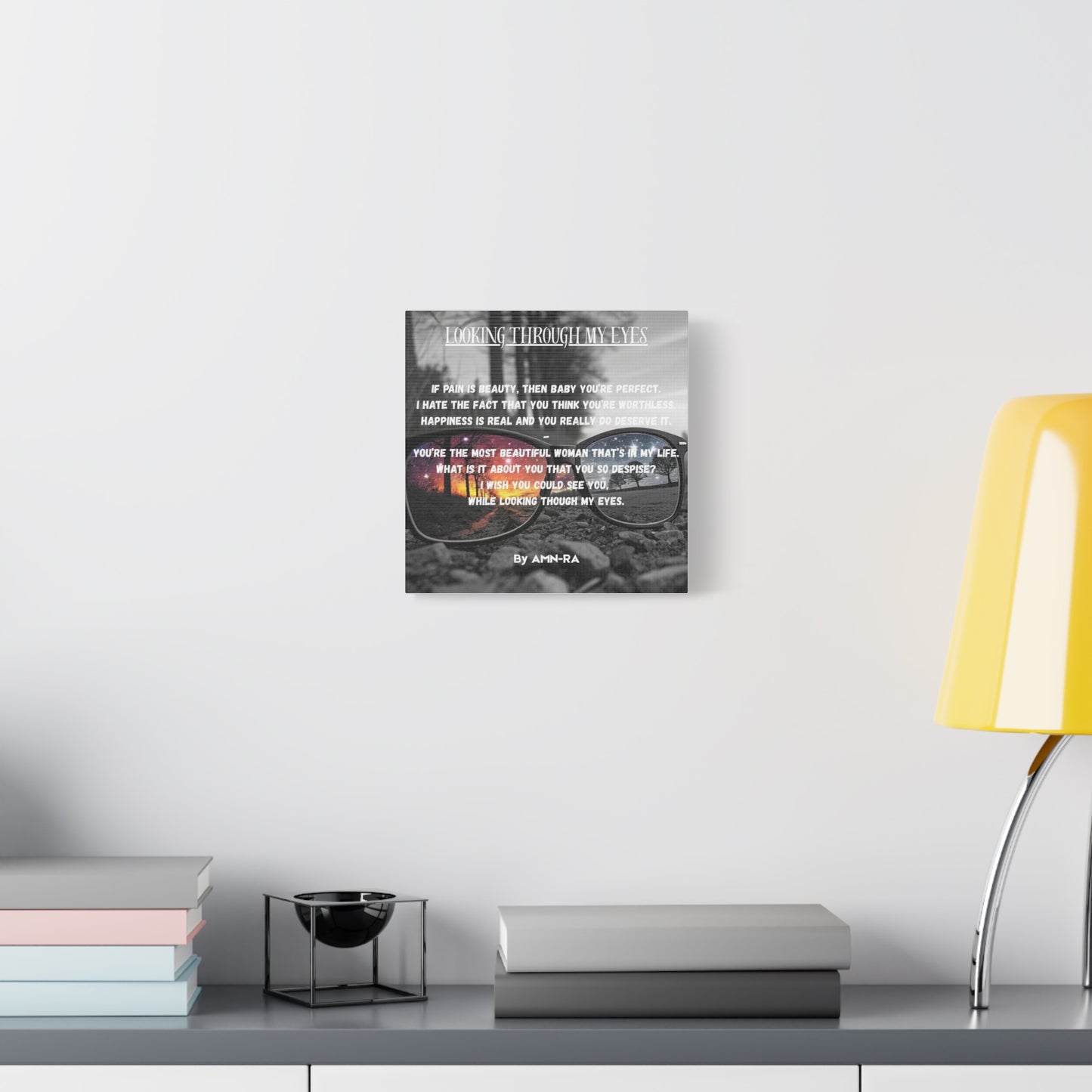 Canvas Poster - Full Color "Looking Through My Eyes" by AMN_RA