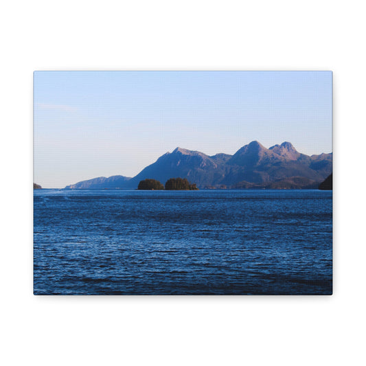 Canvas Print - Where the Mountains Meet the Ocean Photo