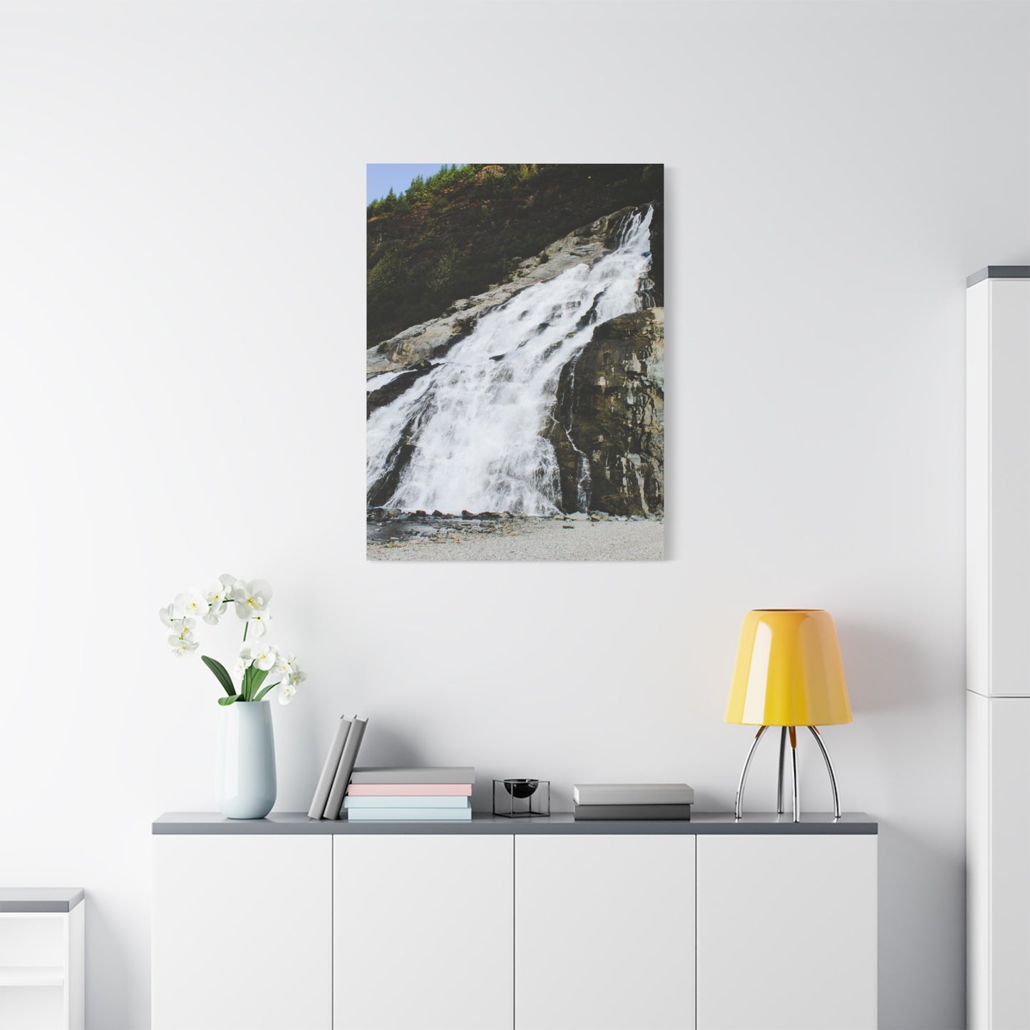 Canvas Print - Mighty Waterfall Photo