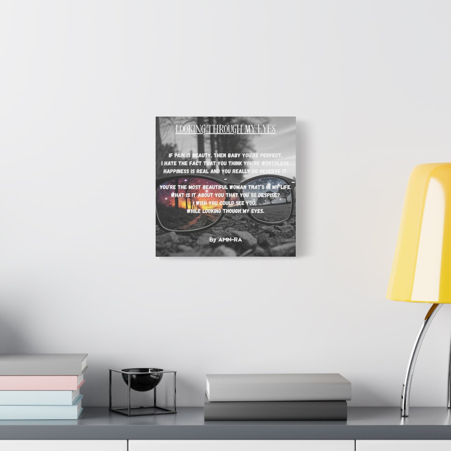 Canvas Poster - Full Color "Looking Through My Eyes" by AMN_RA