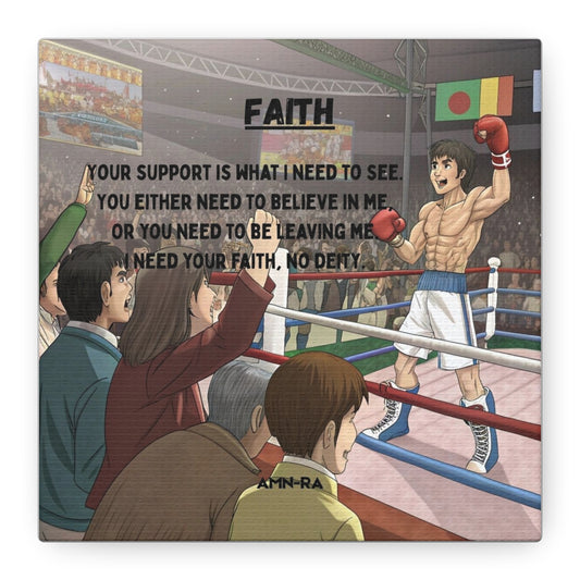 Canvas Poster - Full Color "Faith" by AMN_RA