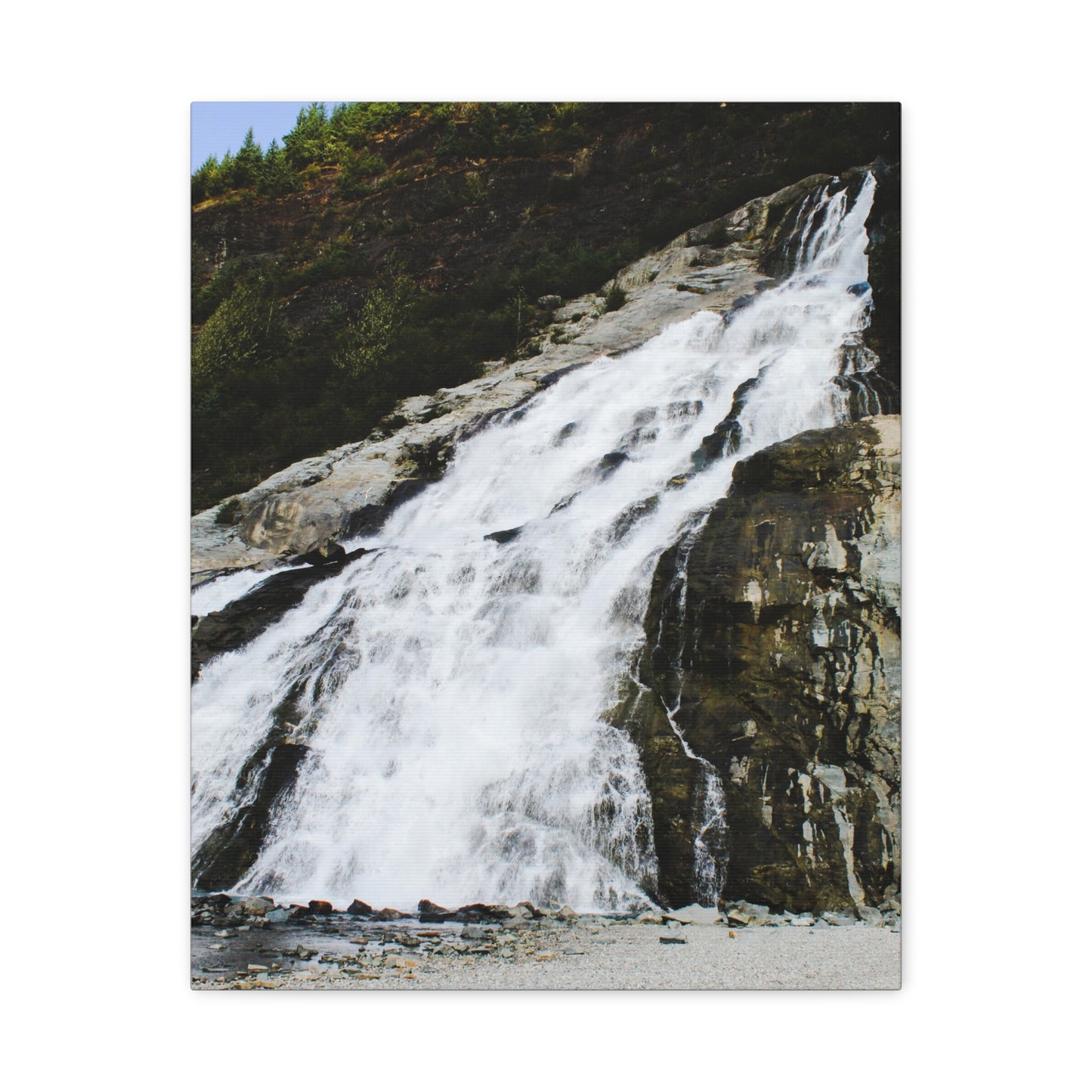 Canvas Print - Mighty Waterfall Photo