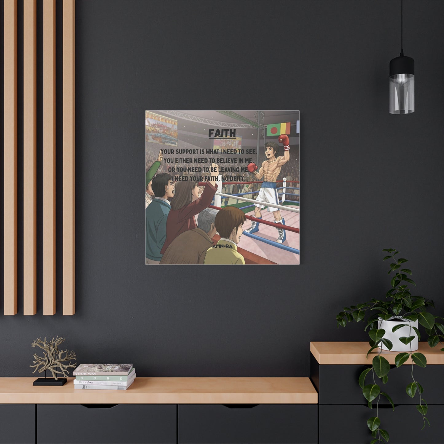 Canvas Poster - Full Color "Faith" by AMN_RA