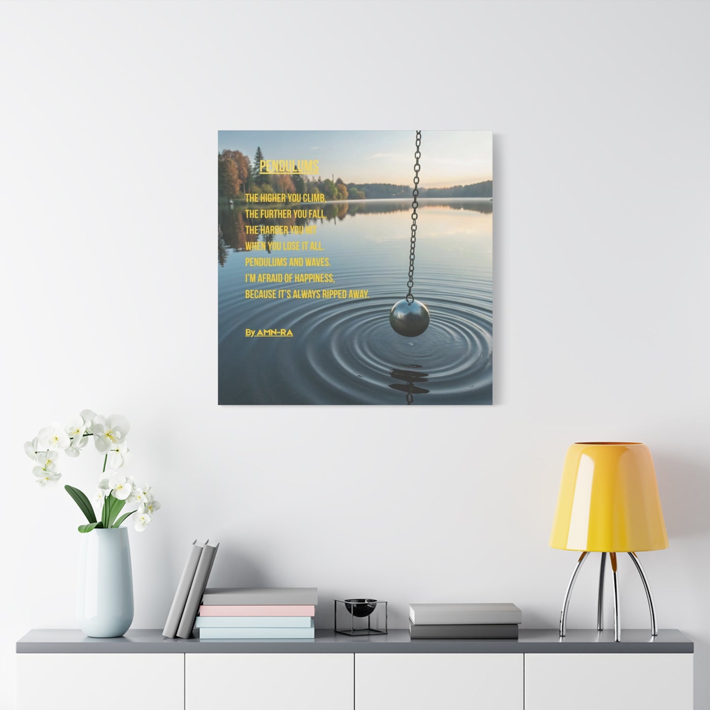 Canvas Poster - Full Color "Pendulums" by AMN_RA