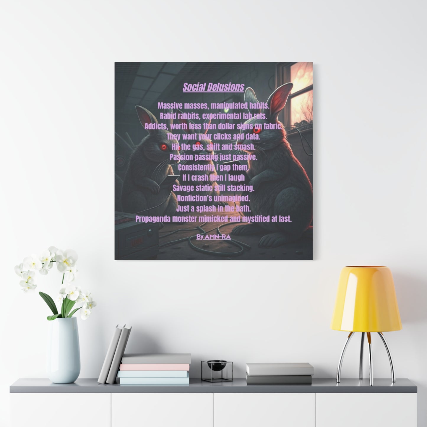 Canvas Print - Social Delusions - By AMN-RA