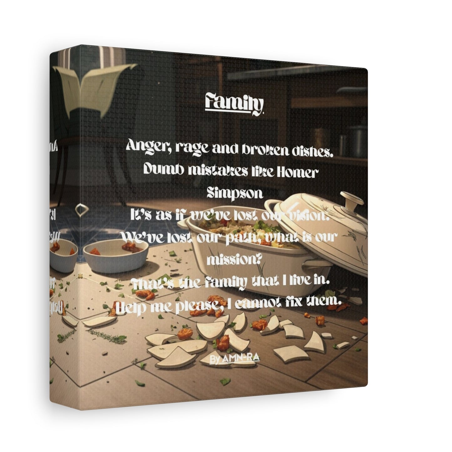 Canvas Print: Family Poem by AMN-RA
