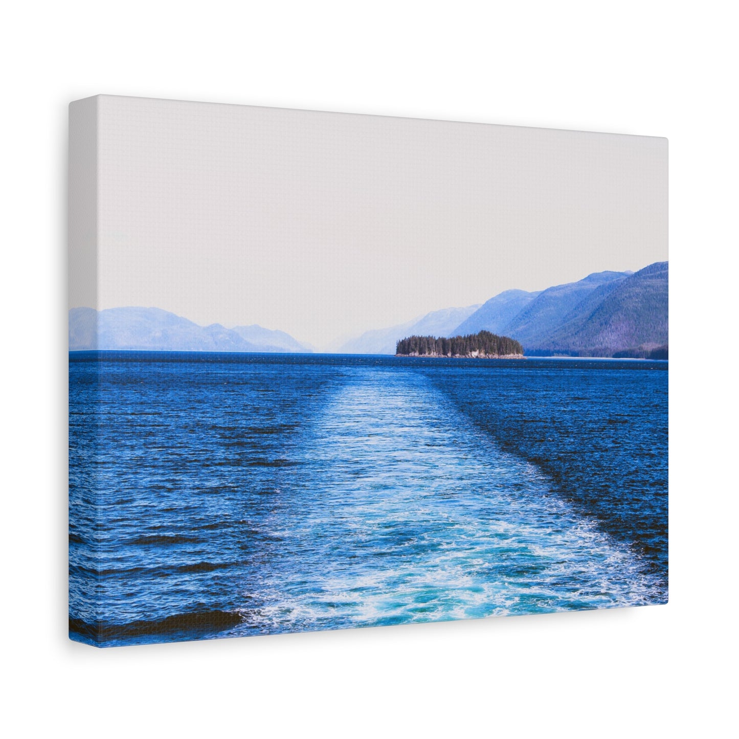 Canvas Print - Wake in Water Photo