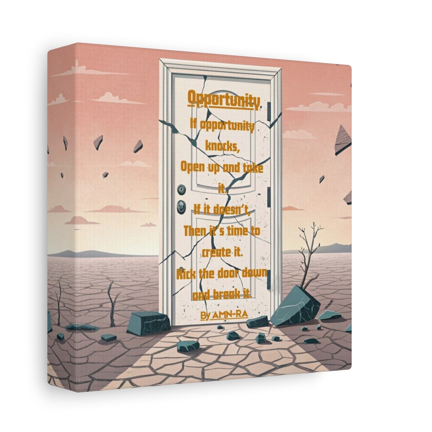 Canvas Print Poetry - Opportunity - By AMN-RA