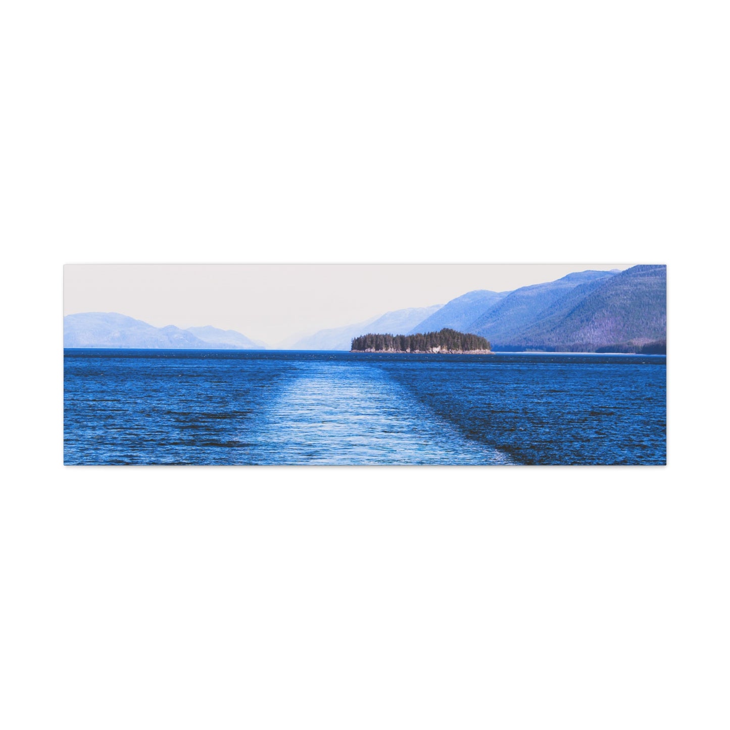 Canvas Print - Wake in Water Photo