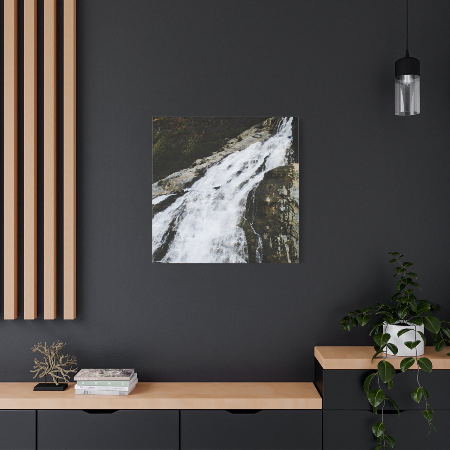 Canvas Print - Mighty Waterfall Photo