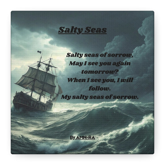 Canvas Poster - Full Color "Salty Seas" by AMN_RA
