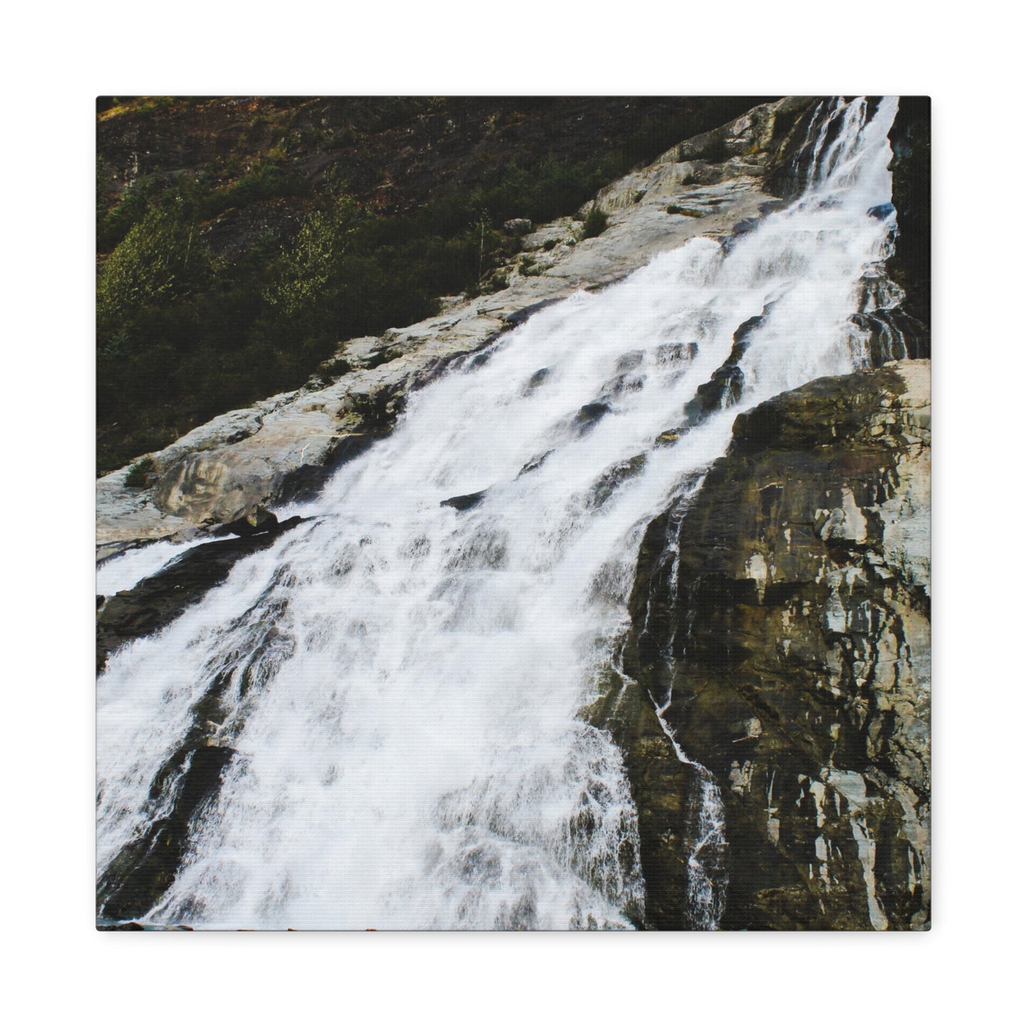 Canvas Print - Mighty Waterfall Photo