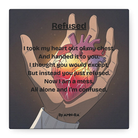 Canvas Poster - Full Color "Refused" by AMN_RA