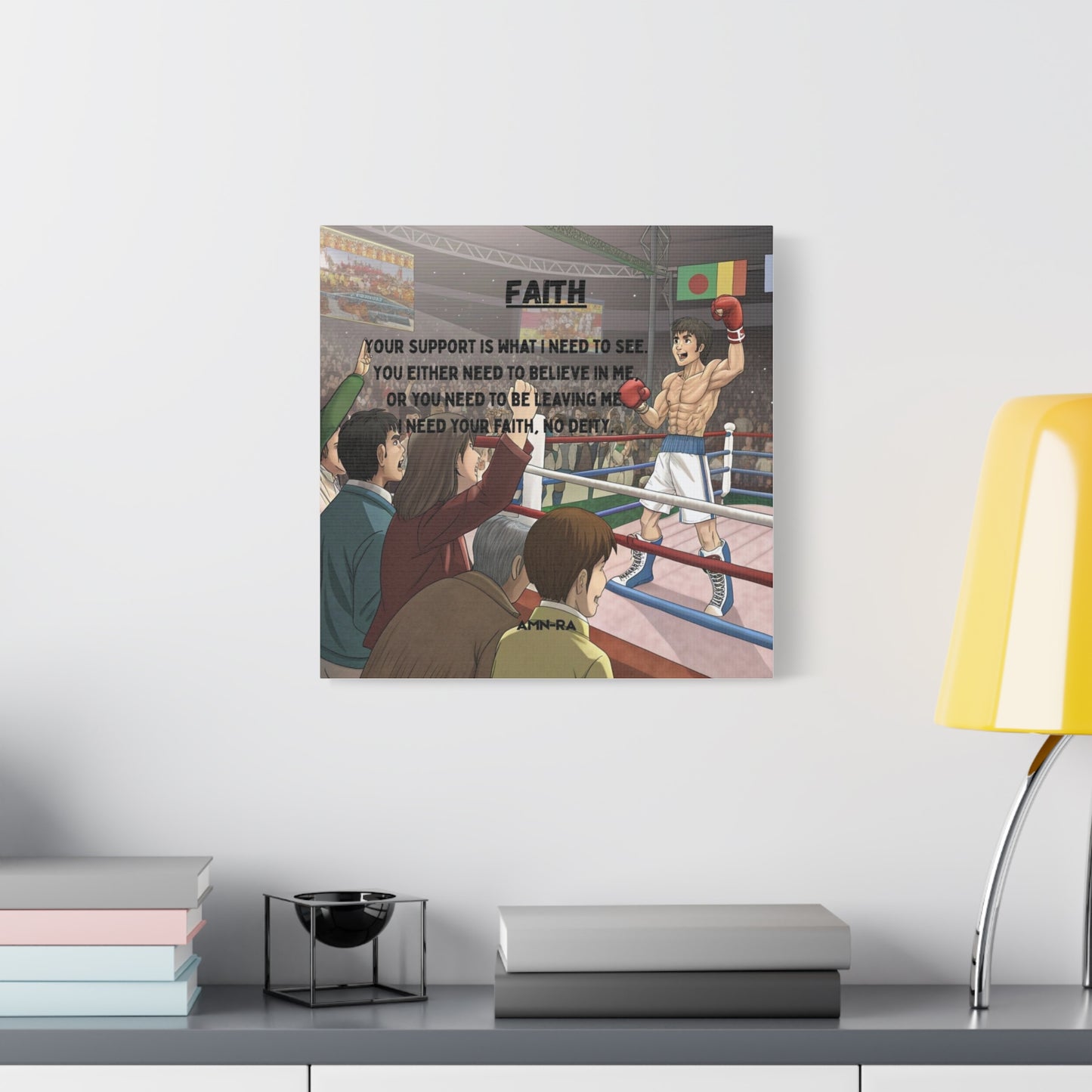 Canvas Poster - Full Color "Faith" by AMN_RA