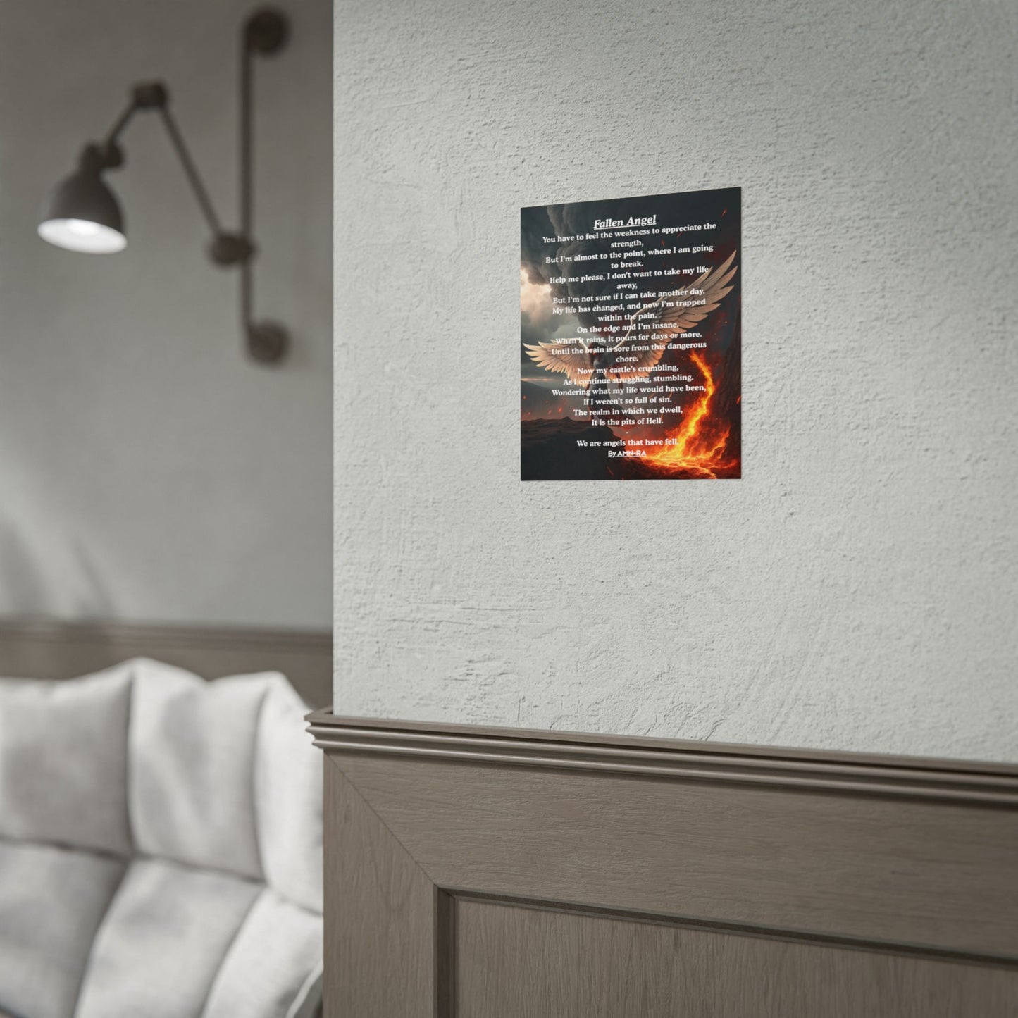 Print Poster - Fallen Angel - By AMN-RA