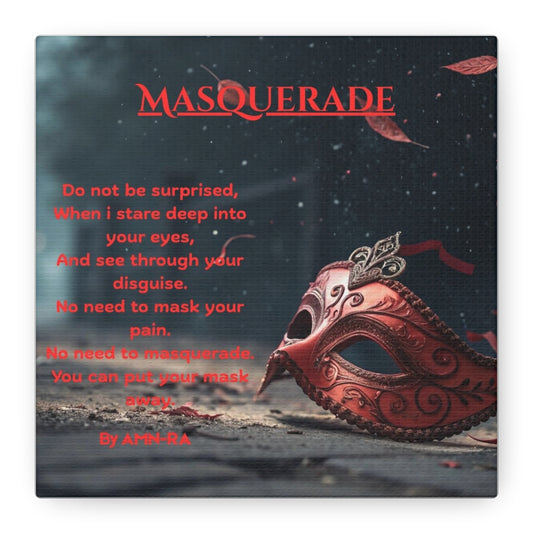 Canvas Poster - Full Color "Masquerade" by AMN_RA