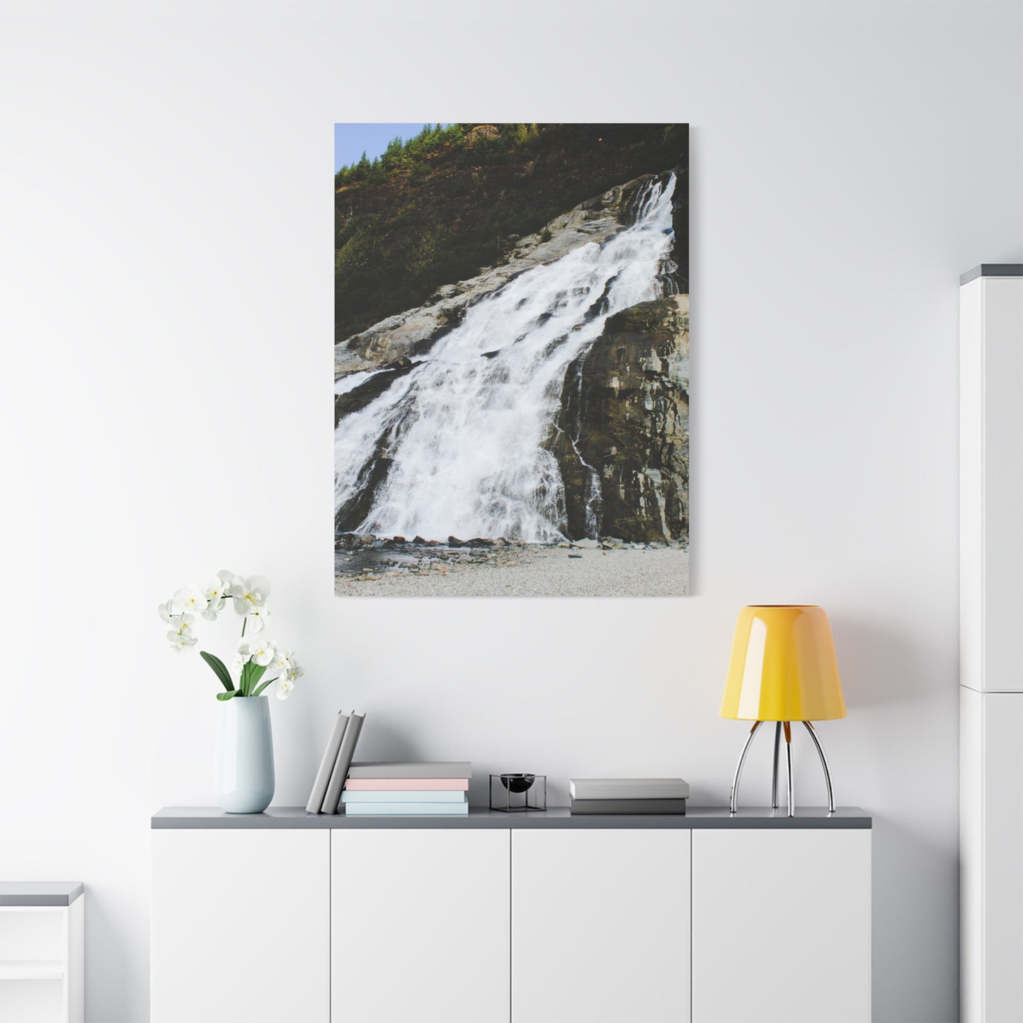 Canvas Print - Mighty Waterfall Photo