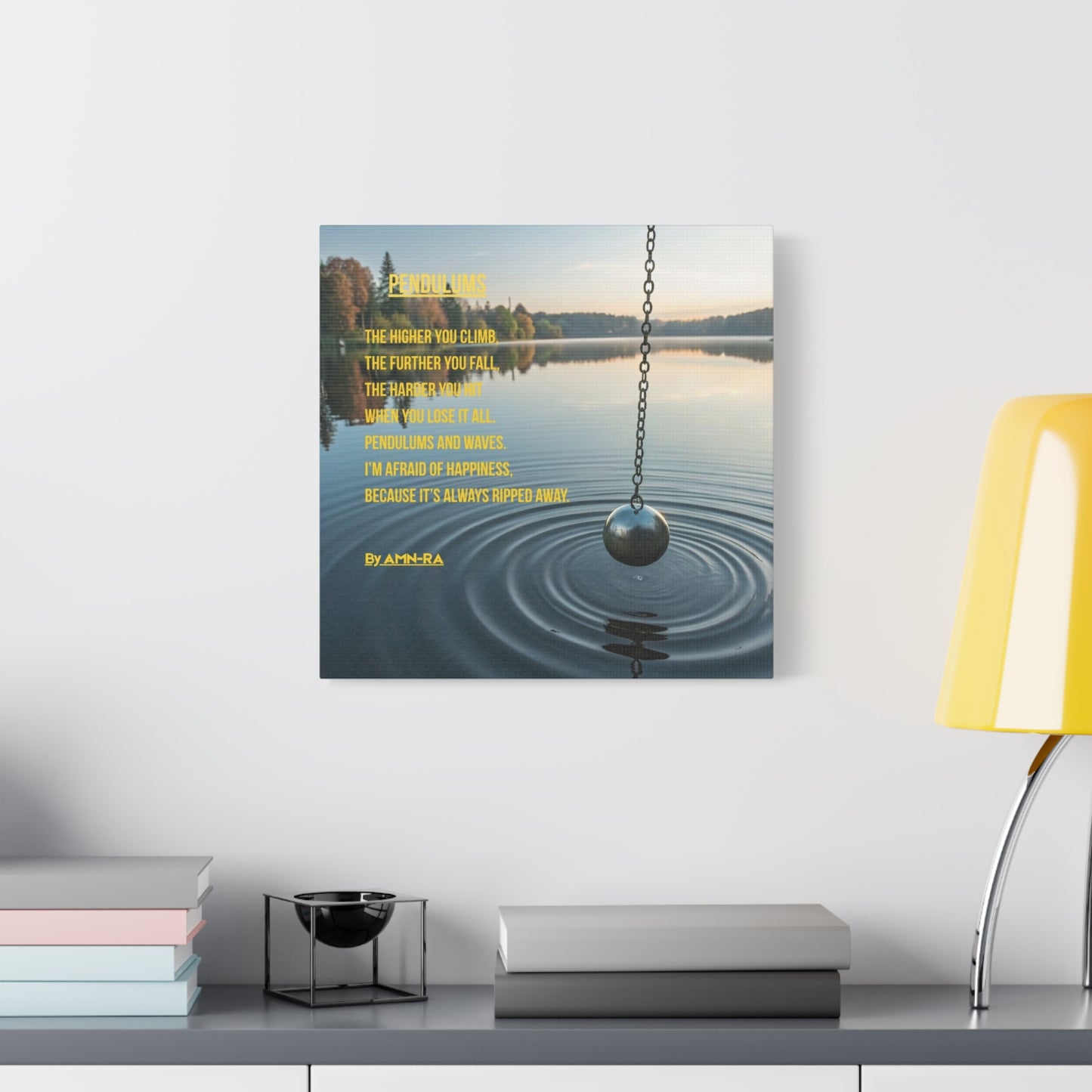 Canvas Poster - Full Color "Pendulums" by AMN_RA
