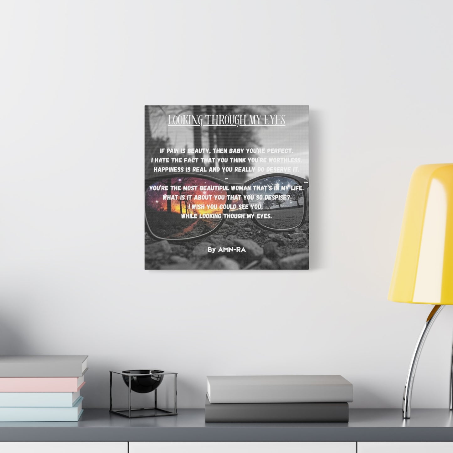 Canvas Poster - Full Color "Looking Through My Eyes" by AMN_RA